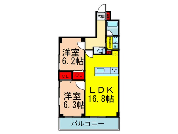 FuMoSe新石切の物件間取画像